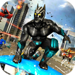 Panther Robot War: Superhero Crime City Battle