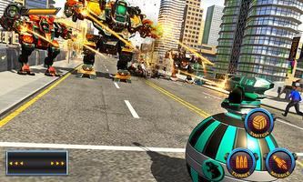 पैंथर रोबोट युद्ध: सुपरहेरो अपराध सिटी लड़ाई स्क्रीनशॉट 2