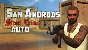 San Androas Street Crime Auto الملصق