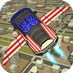 Free Flying Racing Car Driving