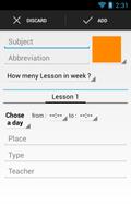 3 Schermata School Timetable