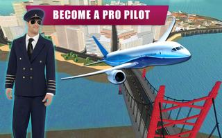 City Plane Flight Simulator Game - Fly Plane 2017 capture d'écran 1