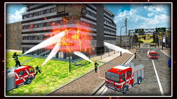 City Firefighter Rescue Fire Truck Simulator capture d'écran 3