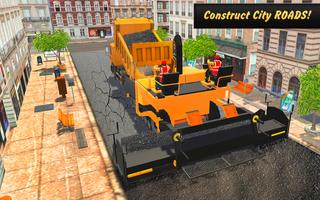 Indian Road Construction Crane Simulator 2018 Affiche