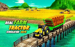 Real Tractor Farm Simulator 18 ảnh chụp màn hình 1