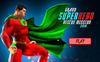 Real Superhero Flying Iron Robot - Rescue Mission Affiche