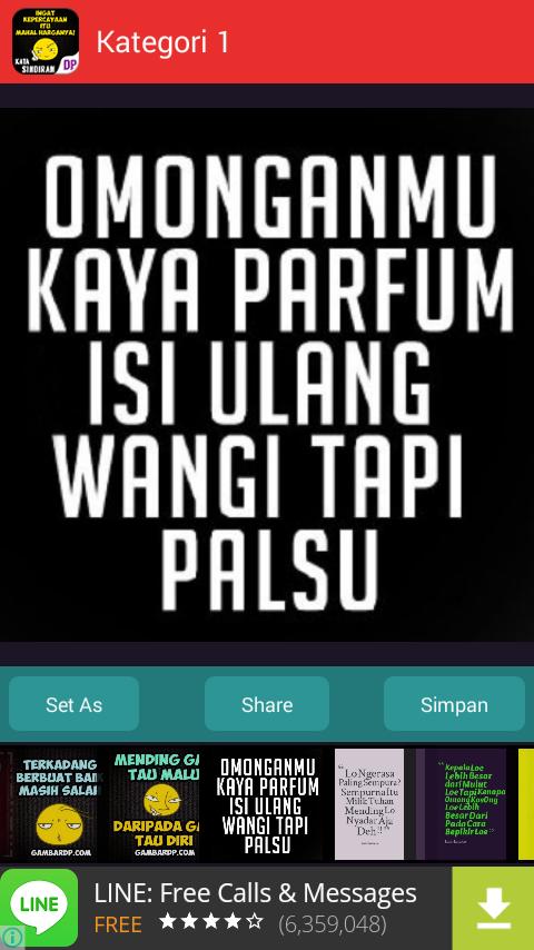 Kata Kata Dp Wa  Sindiran  status  wa  galau