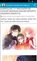 Gambar Sasuke Sakura Menikah Affiche