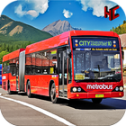 Drive City Metro Bus Simulator: Bus games 아이콘