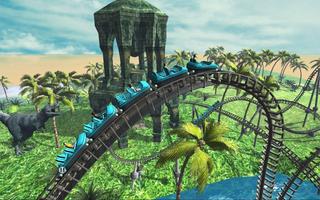 Jurassic Jungle Roller Coaster syot layar 2