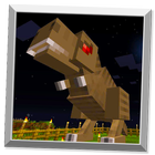 T-Rex dinosaur – mod for Minecraft icône