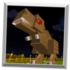 آیکون‌ T-Rex dinosaur – mod for Minecraft