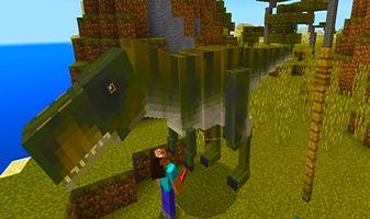 T-Rex dinosaur – mod for Minecraft 截图 2