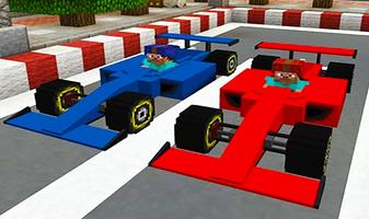 Formula Racing – mod for Minecraft Affiche