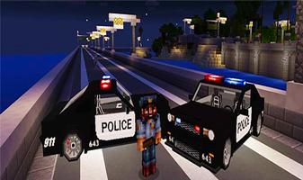 Police car Mustang – mod for Minecraft syot layar 3