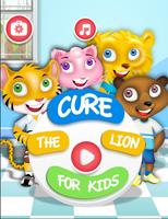 Lion care for kids poster