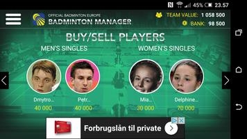 Badminton Manager screenshot 1