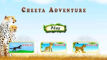 Cheetah Adventure Affiche