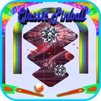 Classic Pinball Game Affiche