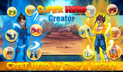 Create Dragon Z Saiyan Warrior XAPK download