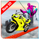 Superhero Bike Racing Stunt Impossible Track APK