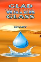 Glad Water Glass Affiche