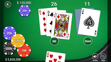 BLACKJACK 21 الملصق