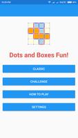 Dots and Boxes Fun Affiche