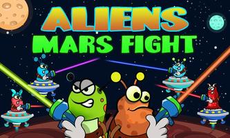Aliens Mars Fight Affiche