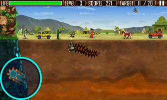 Worm’s City Attack Game capture d'écran 1