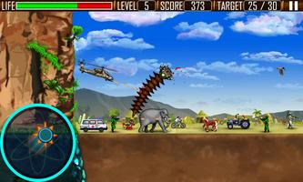 Worm’s City Attack Game capture d'écran 2