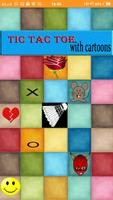 TicTacToe With Cartoons Affiche