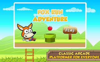 Fox Jungle Run Adventure Affiche