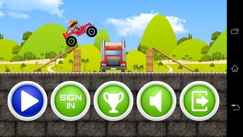 Hill Climb Race Game Poster