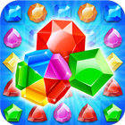 Jewel Matching Fun free Gems icône