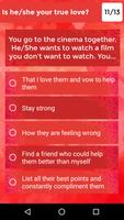 True Love Game - Fall In Love Quiz For Fun 💕 Ekran Görüntüsü 1