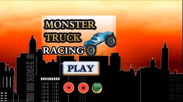 monster truck racing 4×4 Affiche