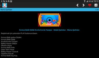 Çocuk Mama Şarkıları captura de pantalla 1