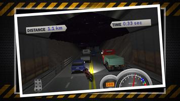 moto traffic night racing 3d постер