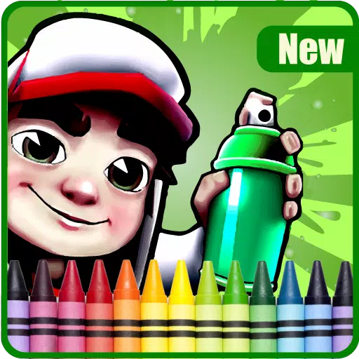 Subway Surfers App Coloring Page Android Iphone