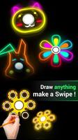 Fidget Spinner : Draw And Spin पोस्टर