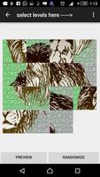 Slide Puzzle lion ภาพหน้าจอ 1