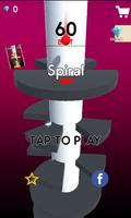 Spiral Jump Ball 3D Plakat