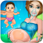 Pregnant Mom Newborn Baby icon