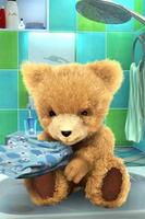 Teddy Bear Bathe -Talking Bear ภาพหน้าจอ 3