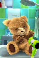 Teddy Bear Bathe -Talking Bear ภาพหน้าจอ 2
