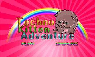 Techno Kitten Adventure ảnh chụp màn hình 1
