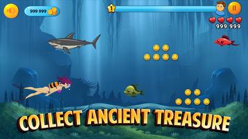 Treasure Swim HD Free screenshot 1