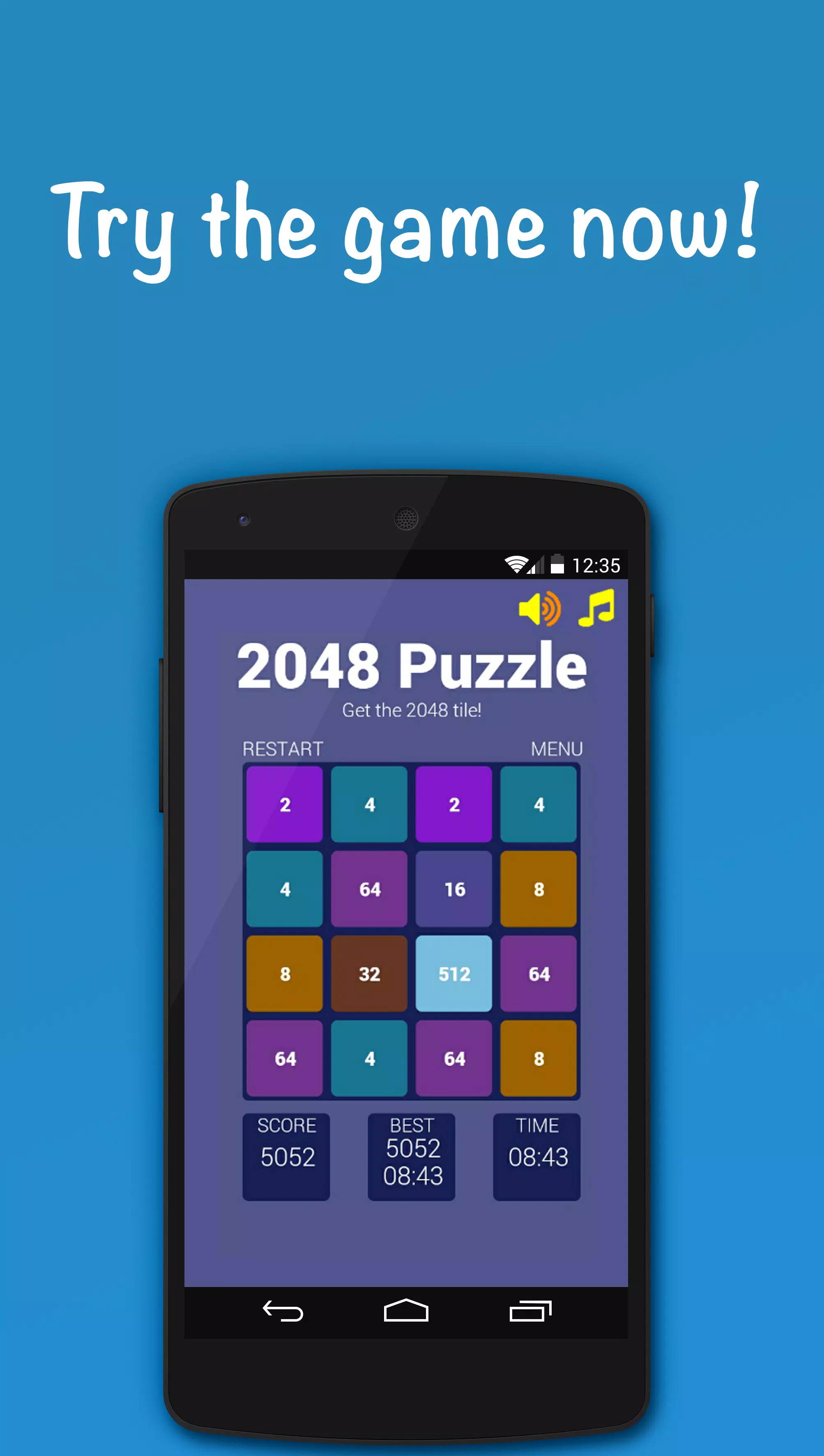 Скачать 2048 Игра 2048 Играть Онлайн 2 APK Для Android