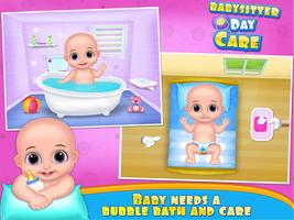Little baby Kindertagesstätte - Babysitter Spiel Plakat